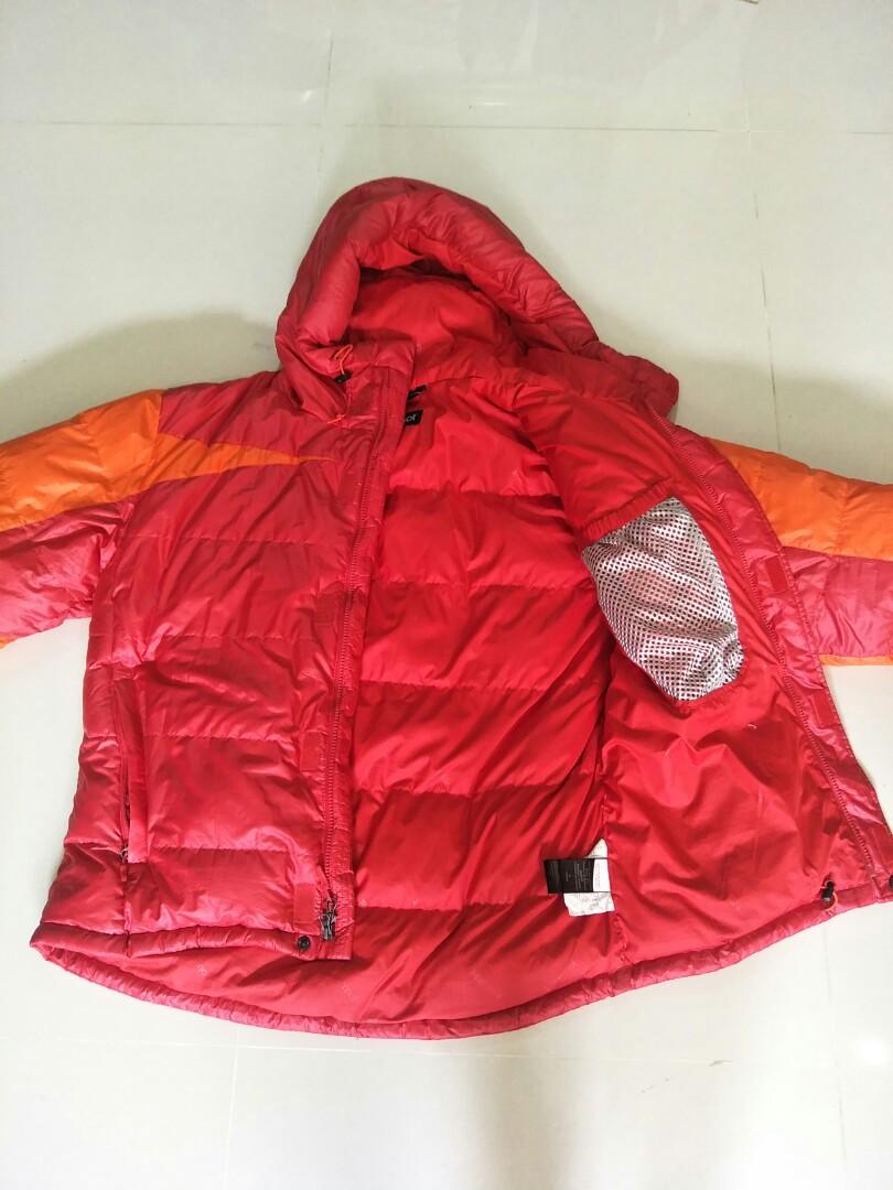 Baffled down shop jacket
