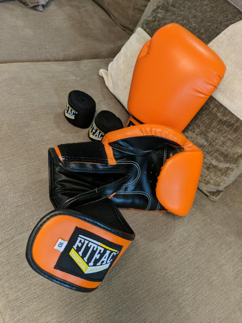 Muay Thai Boxing Gloves, Sports Equipment, Sports & Games, Racket