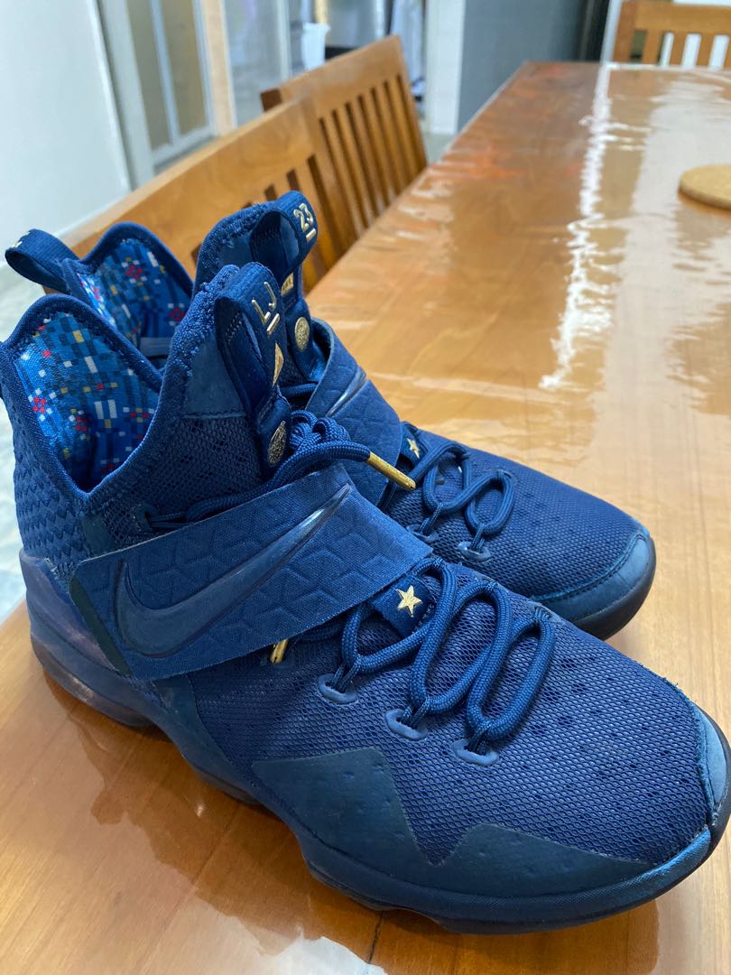 Lebron 14 blue and gold shop
