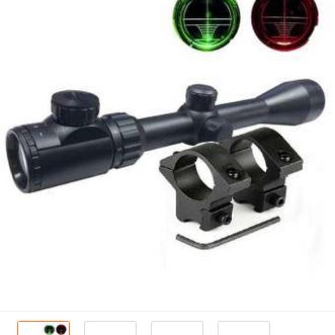 Optics Zoomable Lighted Scope bit.ly/35RnbmM (Category: Hiking & Camping) located in Cavite. Submitted by mcpowerhaus (Listing ID 270484461, Image 1). Description: 3 to 9x 40EG Optics Zoomable Lighted Scope #0236 with Bracket Mount Holder bit.ly/35RnbmM.