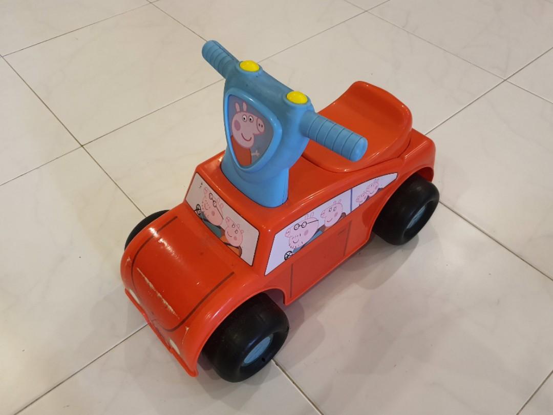 Peppa pig store push and scoot