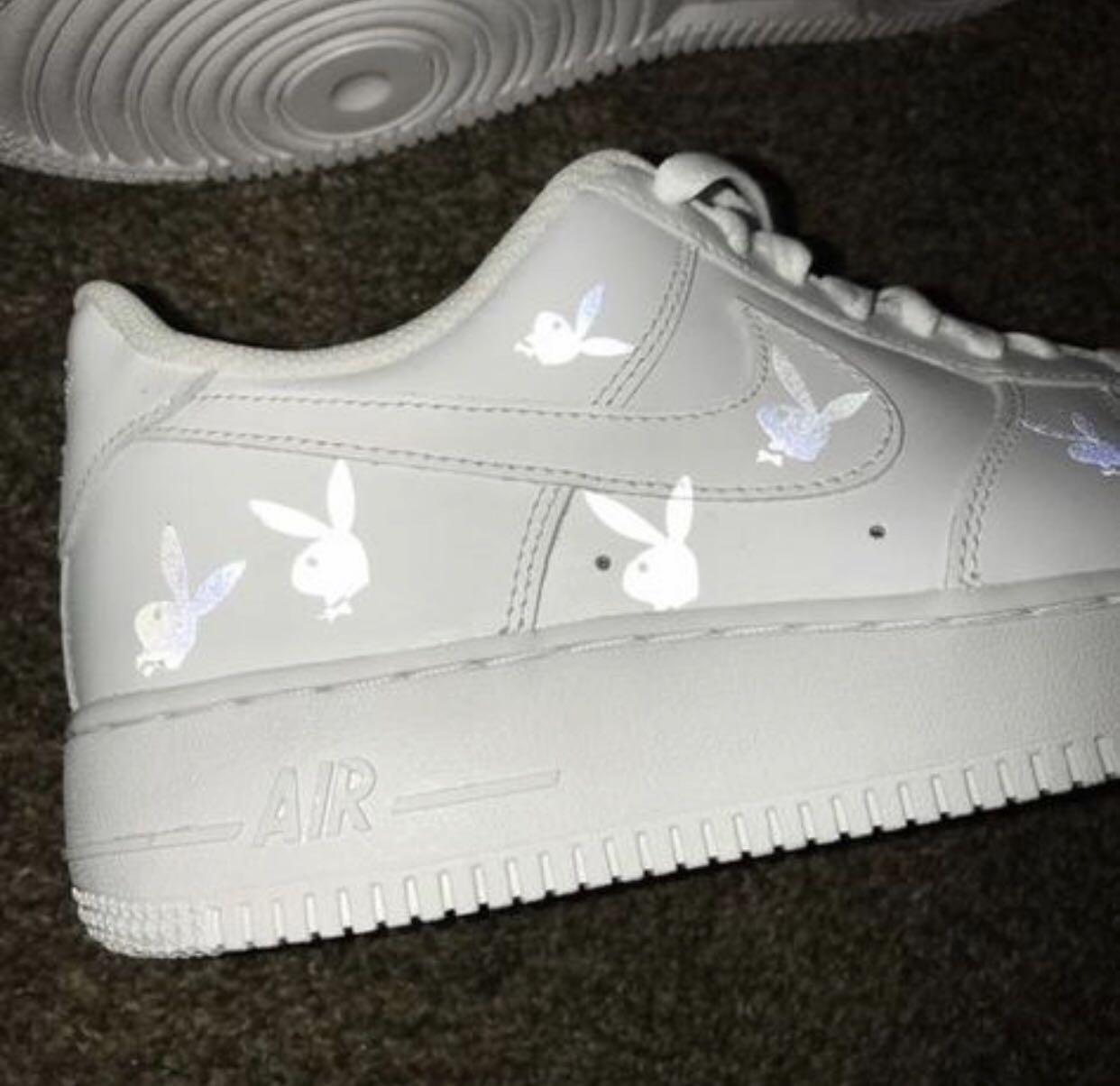 playboy reflective air forces
