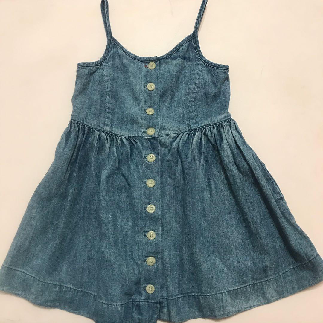 Ralph lauren girls denim dress clearance