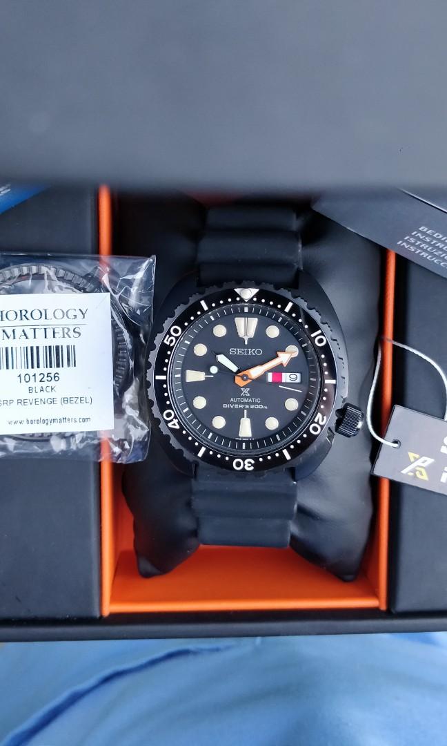 Seiko Black Turtle SRPC49K1, Men's Fashion, Watches & Accessories, Watches  on Carousell