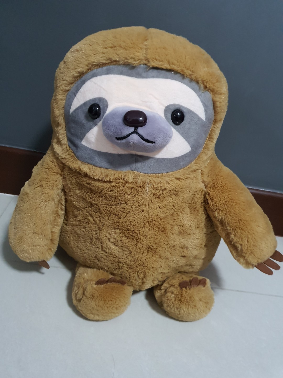reversible sloth plush