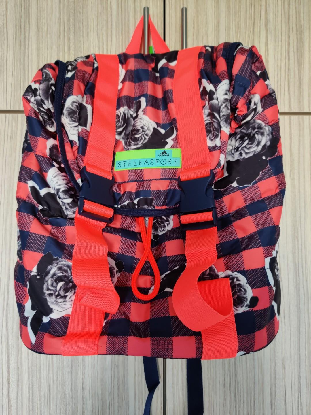 STELLASPORT Adidas Orange Backpack Men s Fashion Activewear on Carousell
