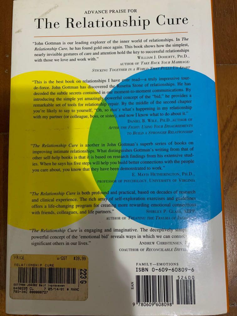 The Relationship Cure, Books & Stationery, NonFiction on Carousell