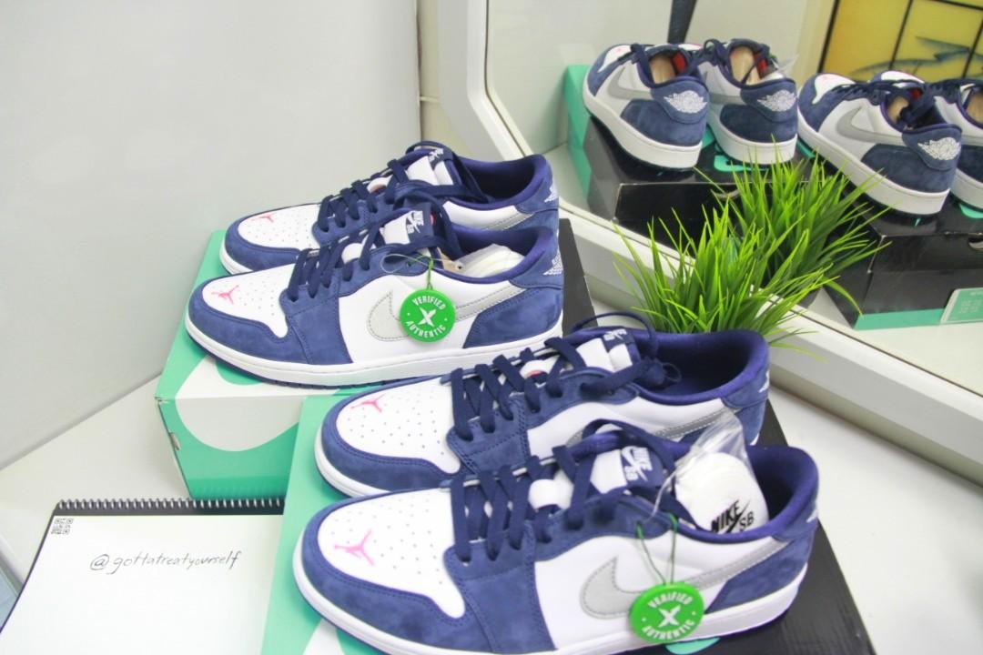 Air jordan 1 clearance low sb midnight navy