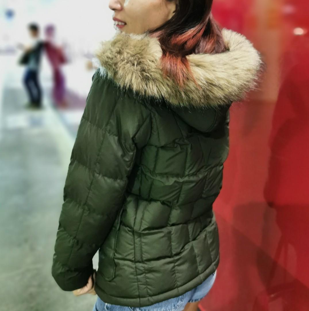 Uniqlo faux shearling hooded coat on sale