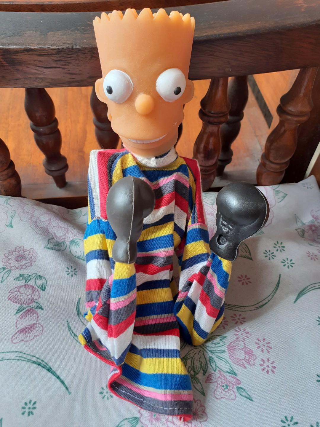 Simpsons Puppet vintage bart simpsons boxing puppet(nike adidas jordan lacoste ...