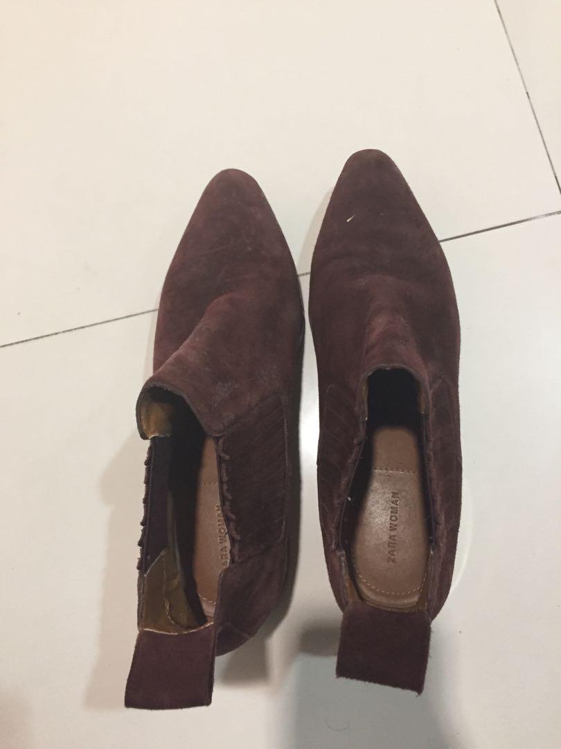 zara ankle boots uk