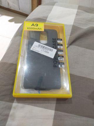Oppo a9 6500 mah battery backup charger case