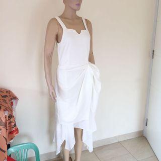 JUALRUGI NEW dress label8store white eclatant
