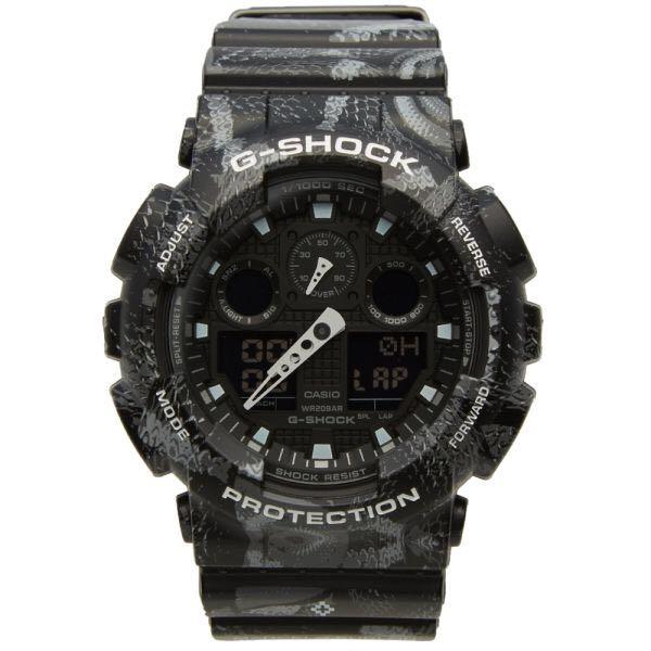 Authentic CASIO G SHOCK X MARCELO BURLON GA 100MRB 1AER WATCH