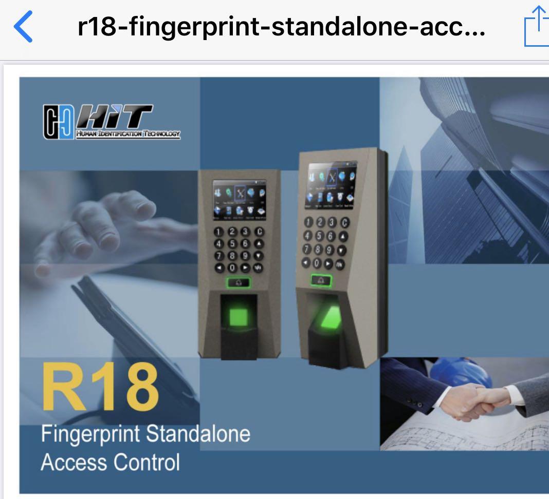 BioMatrix Door Access System, Furniture & Home Living, Security & Locks