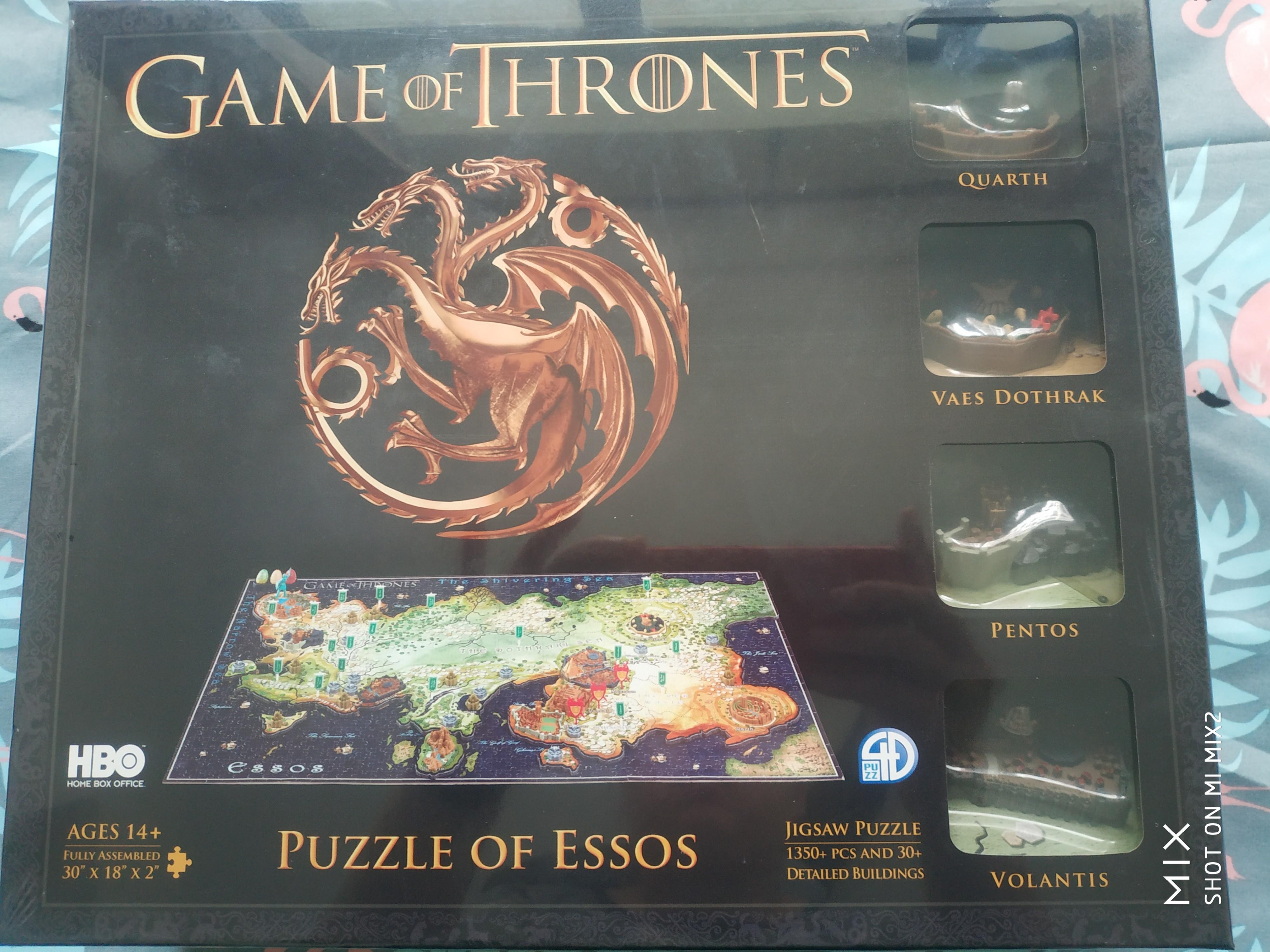 Bn Game Of Thrones Got 4d Puzzle Of Essos Toys Games Others On Carousell
