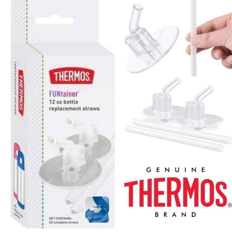 BNIB: Authentic Thermos Replacement Straws for 12 Ounce Funtainer