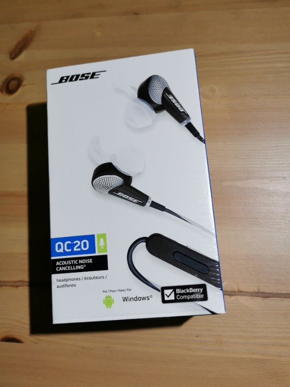 Bose QC20 Noise Cancelling Earphone for Android Bose headphones airline adapter Audio Headphones Headsets on Carousell