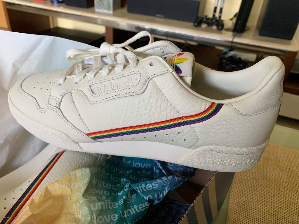 Brand New Rare Adidas Continental 80 Pride Limited Ed
