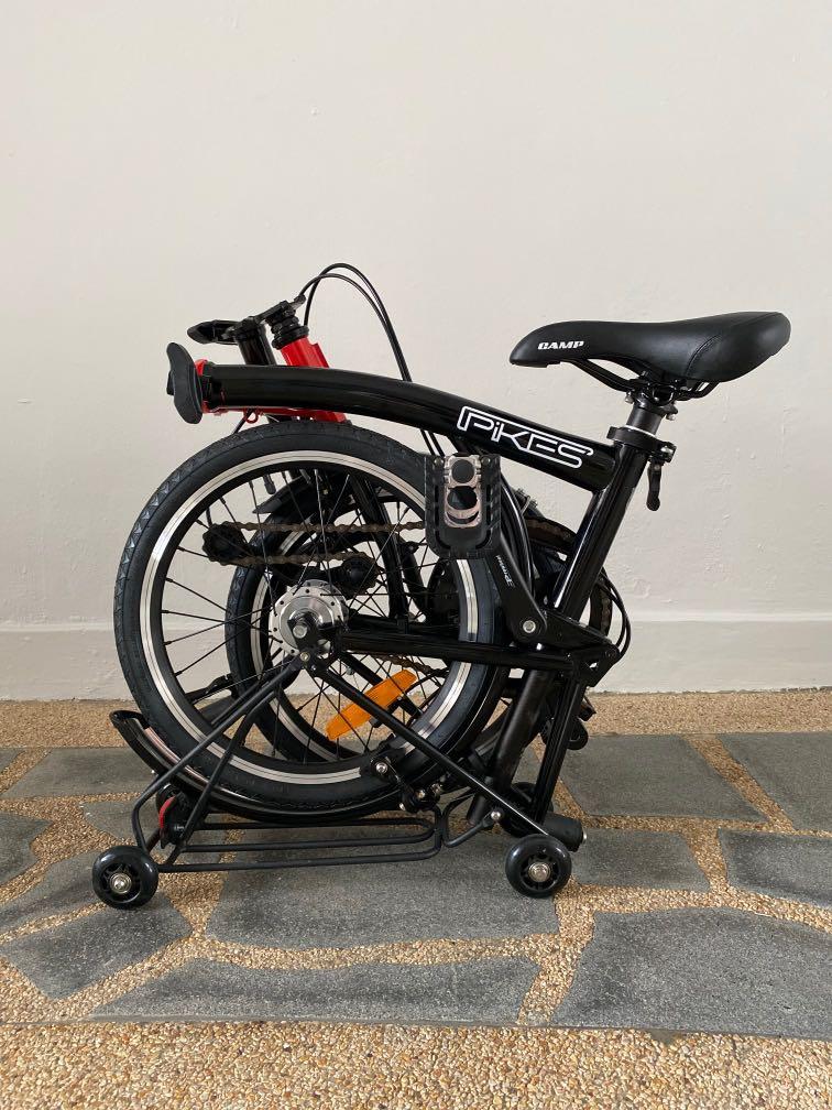 camp pikes folding bike review