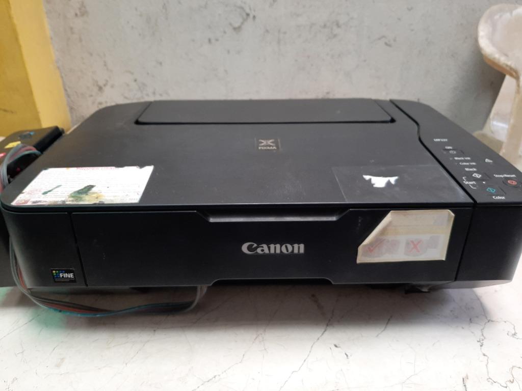 Canon Printer Pixma Mp237 With Free Old Hp Printer Electronics Printers Scanners On Carousell