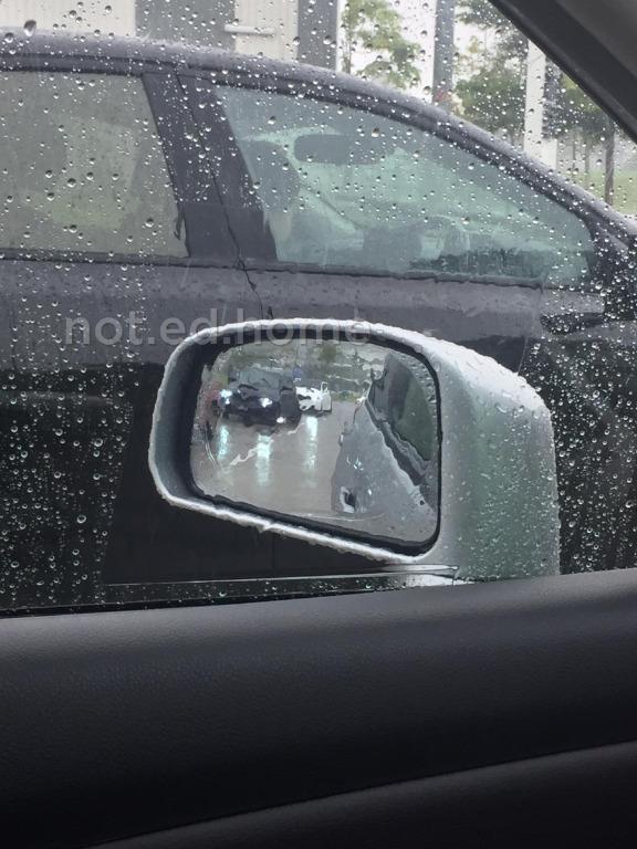 Car AntiRain Film Sticker Side Mirror & Window Water Repellent Set