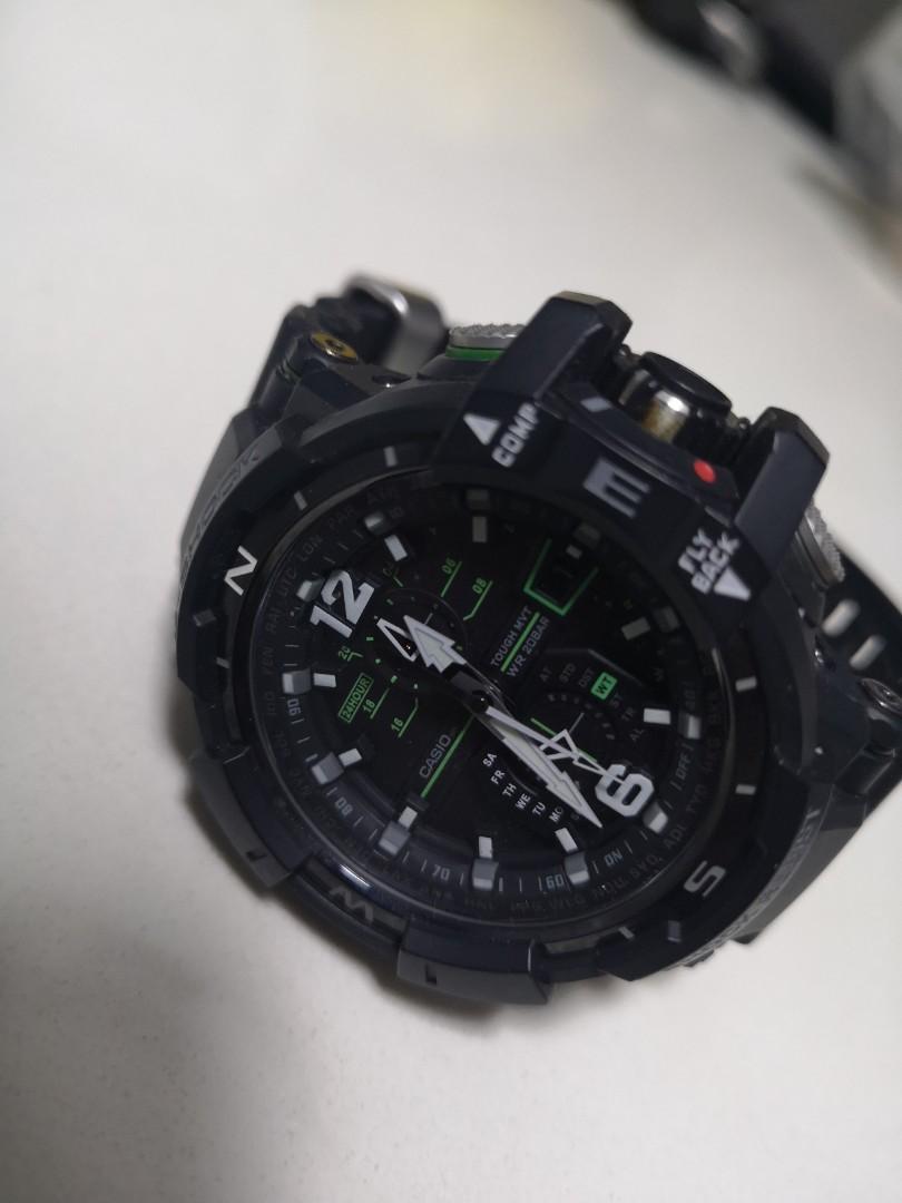 Genuine Casio G Shock Sky Cockpit Pilot Gw A1100 Tough Solar Men S Fashion Watches On Carousell