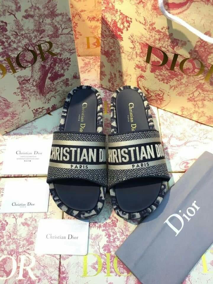 Christian Dior Slides Sandals, Women's 