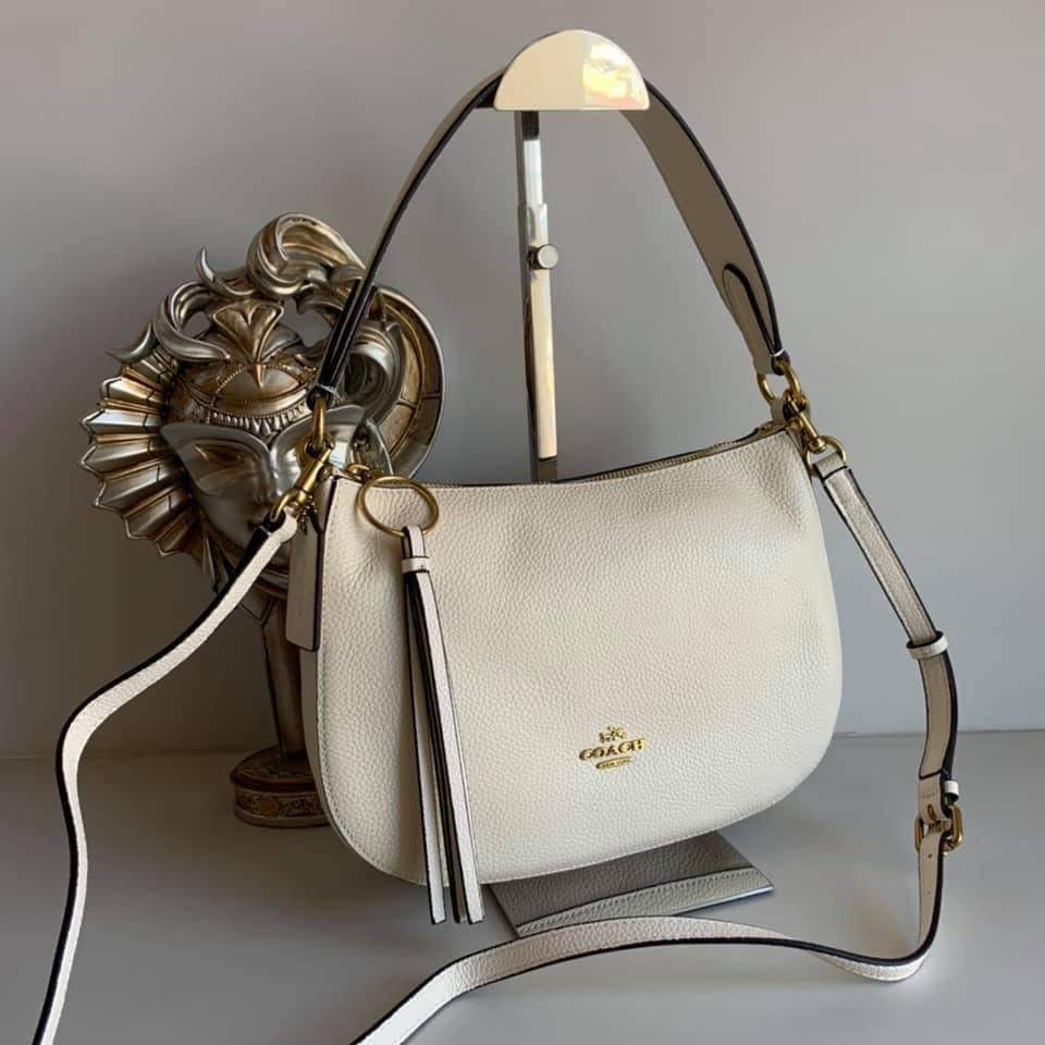 Coach sutton outlet crossbody white