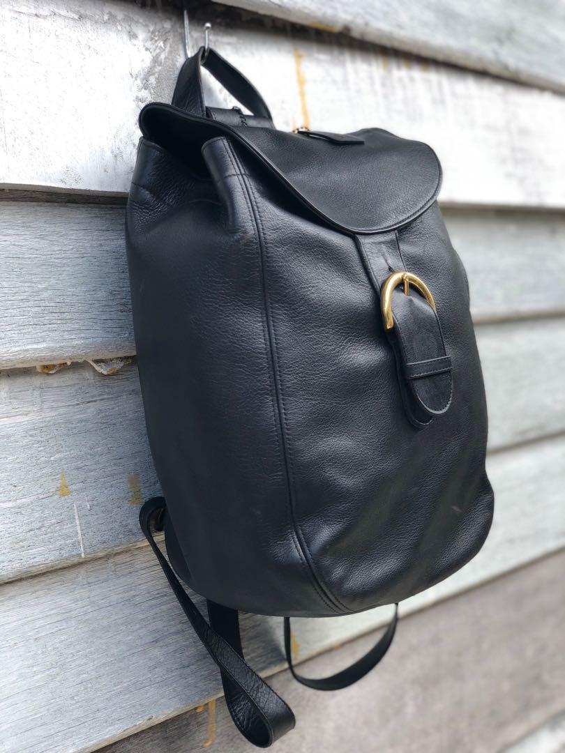 Coach Vintage Leather Backpack Luxury Bags Wallets On Carousell