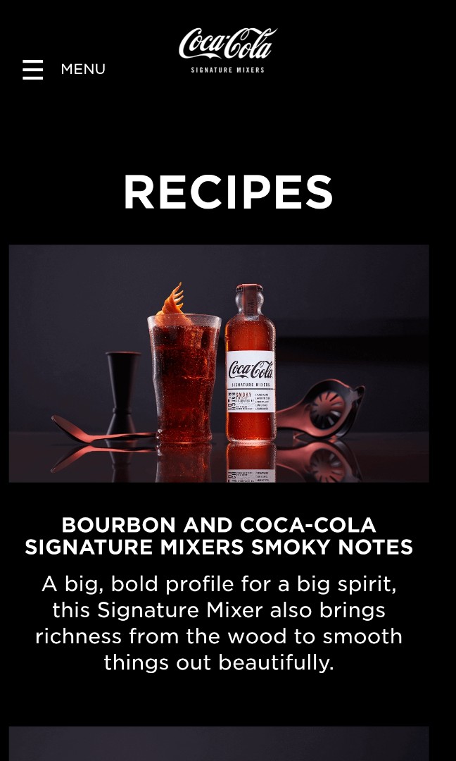 COCACOLA SIGNATURE MIXERS, Food & Drinks, Beverages on Carousell