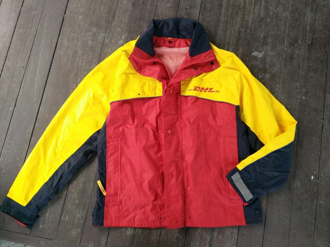 DHL jacket, Men's Fashion, Clothes, Tops on Carousell