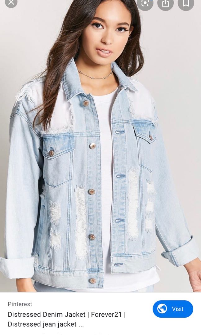 Forever 21 Denim Jacket Women S Fashion Clothes Outerwear On Carousell I've been wearing them pretty often for about a mo. carousell