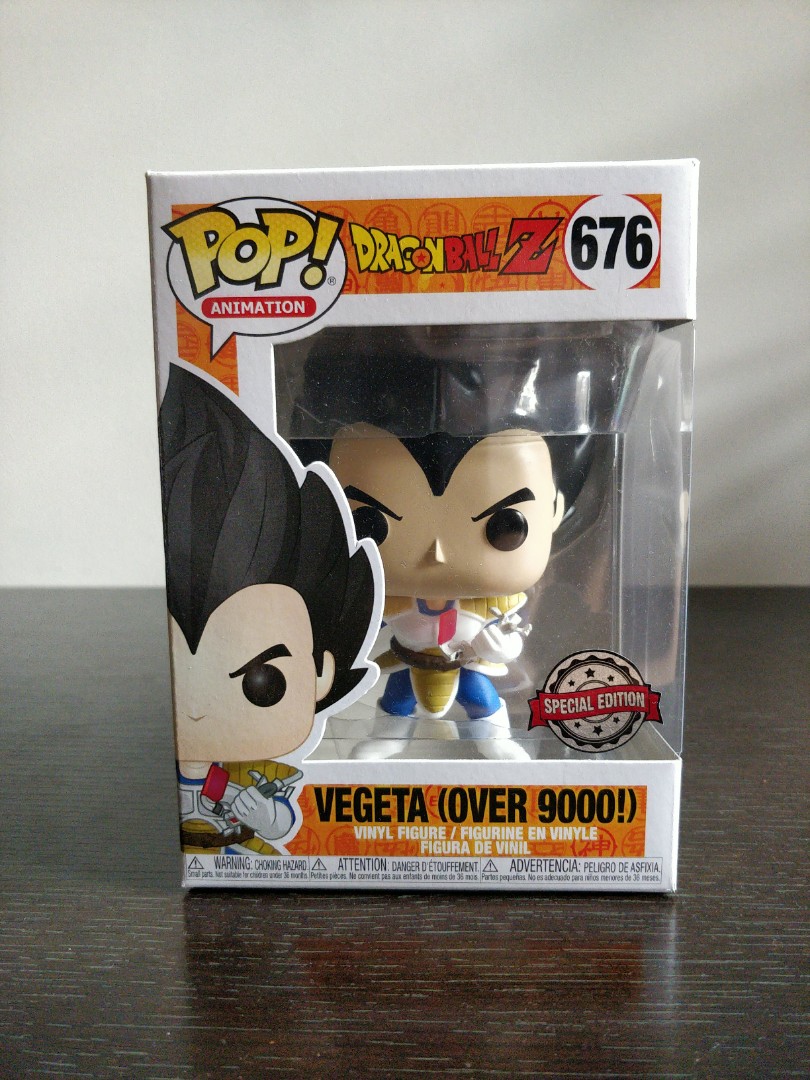 Funko Pop Dragon Ball Z Vegeta Over 9000!