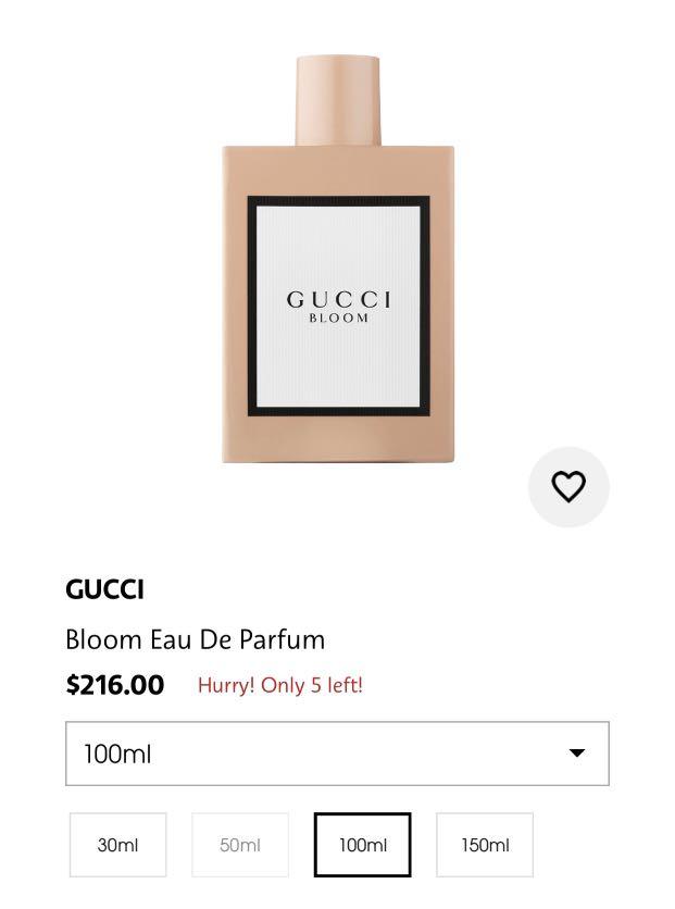 gucci bloom 100ml sephora