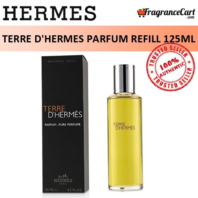 Hermes Terre D Hermes Parfum Pure Perfume For Men 125ml Refill Dhermes Paris Recharge Topup Top Up Brand New 100 Authentic Fragrance Health Beauty Perfumes Deodorants On Carousell