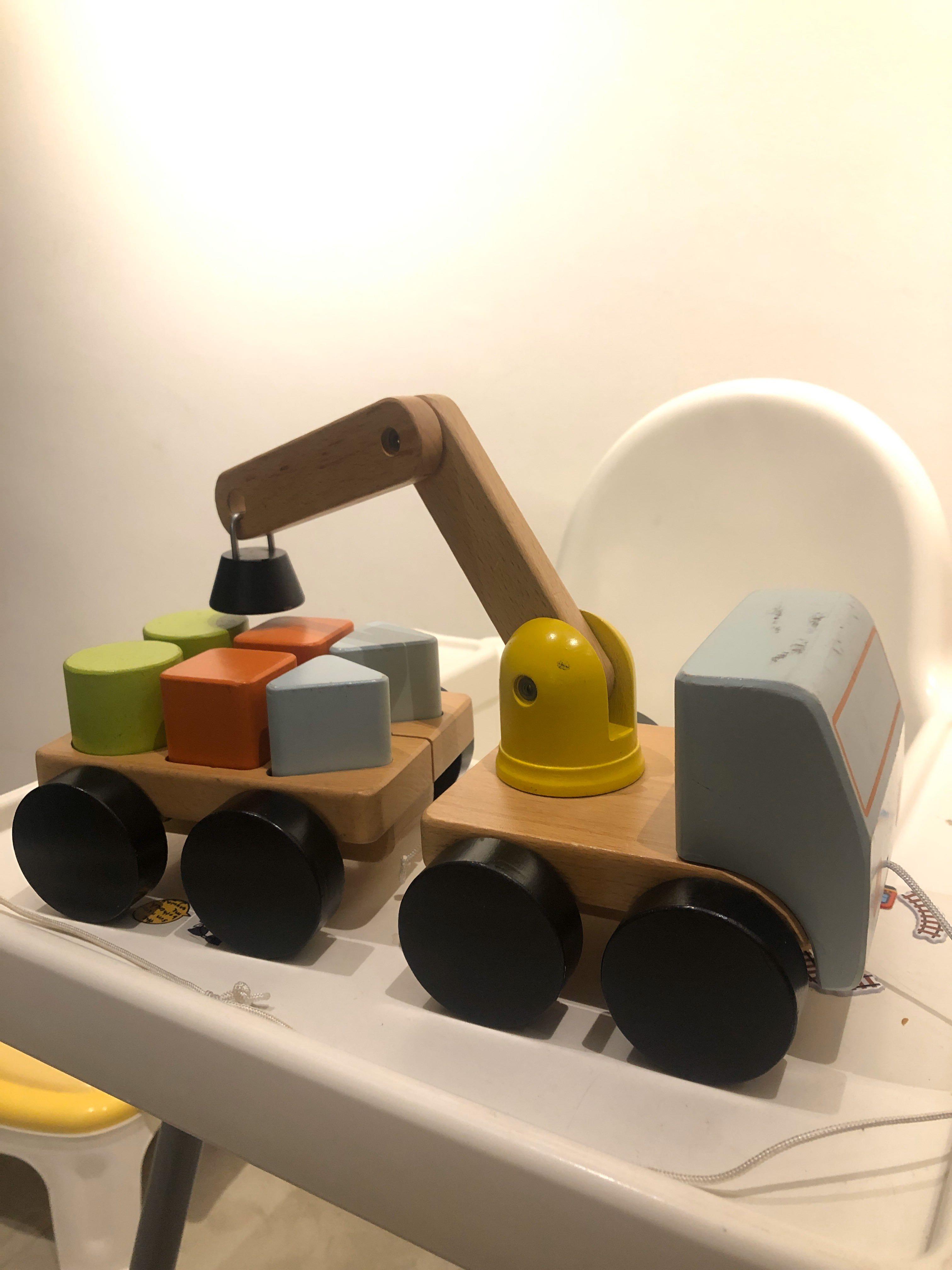 ikea wooden crane