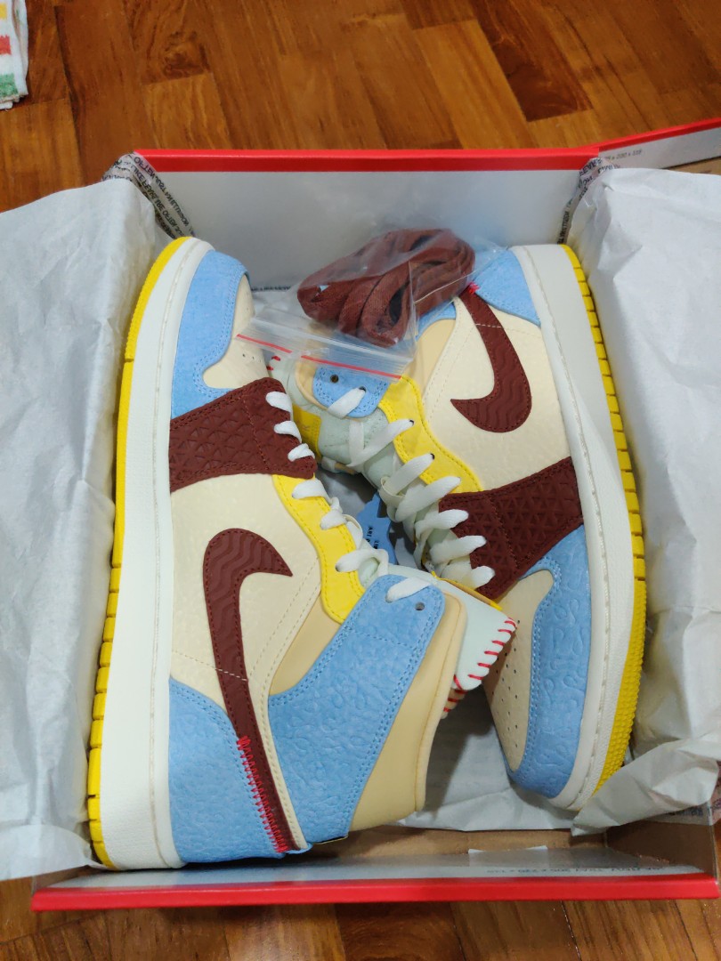 jordan 1 mid fearless x maison chateau rouge, Men's Fashion, Footwear,  Sneakers on Carousell