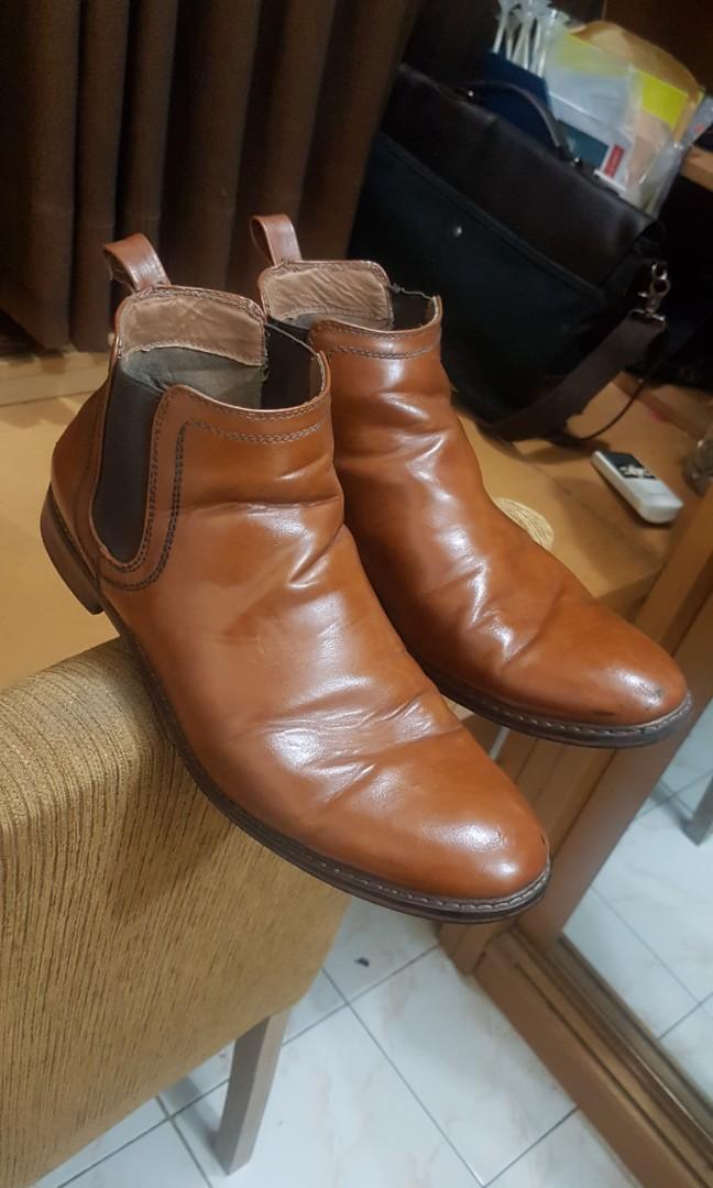 jual chelsea boots dexter leather kulit