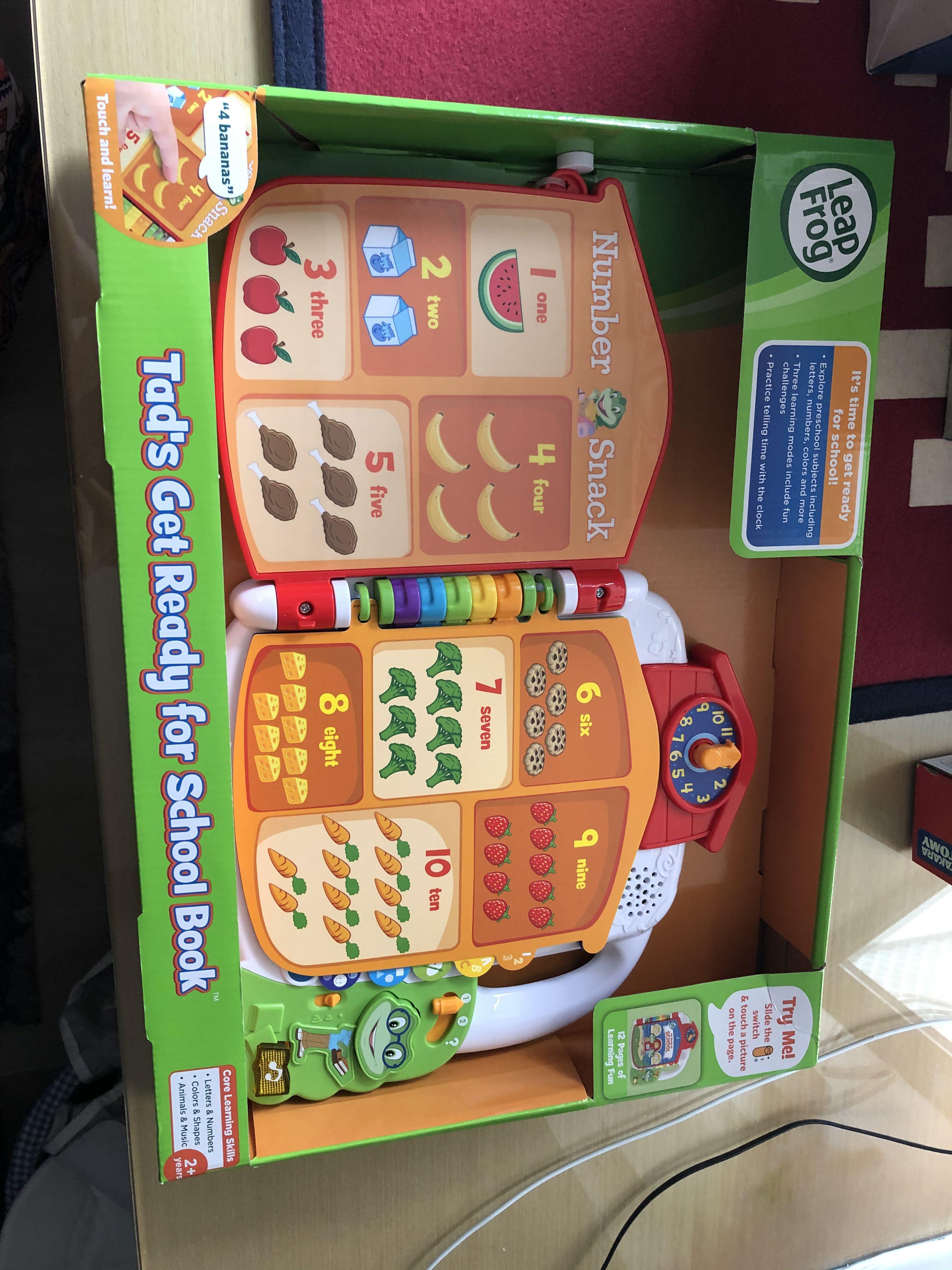 完成品 Leapfrog Tad S Get Ready For School Book 送料無料 Brasilcasaeconstrucao Com Br