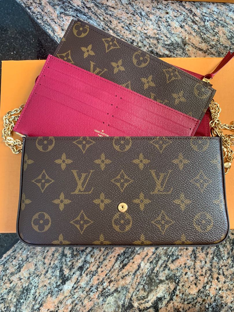 Authentic Louis Vuitton Pochette Felicie Inserts M61276