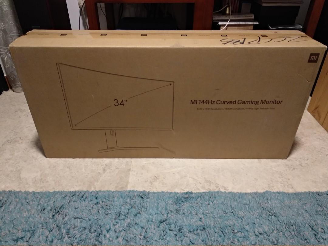 MI 34 inches gaming monitor, Computers & Tech, Parts & Accessories ...