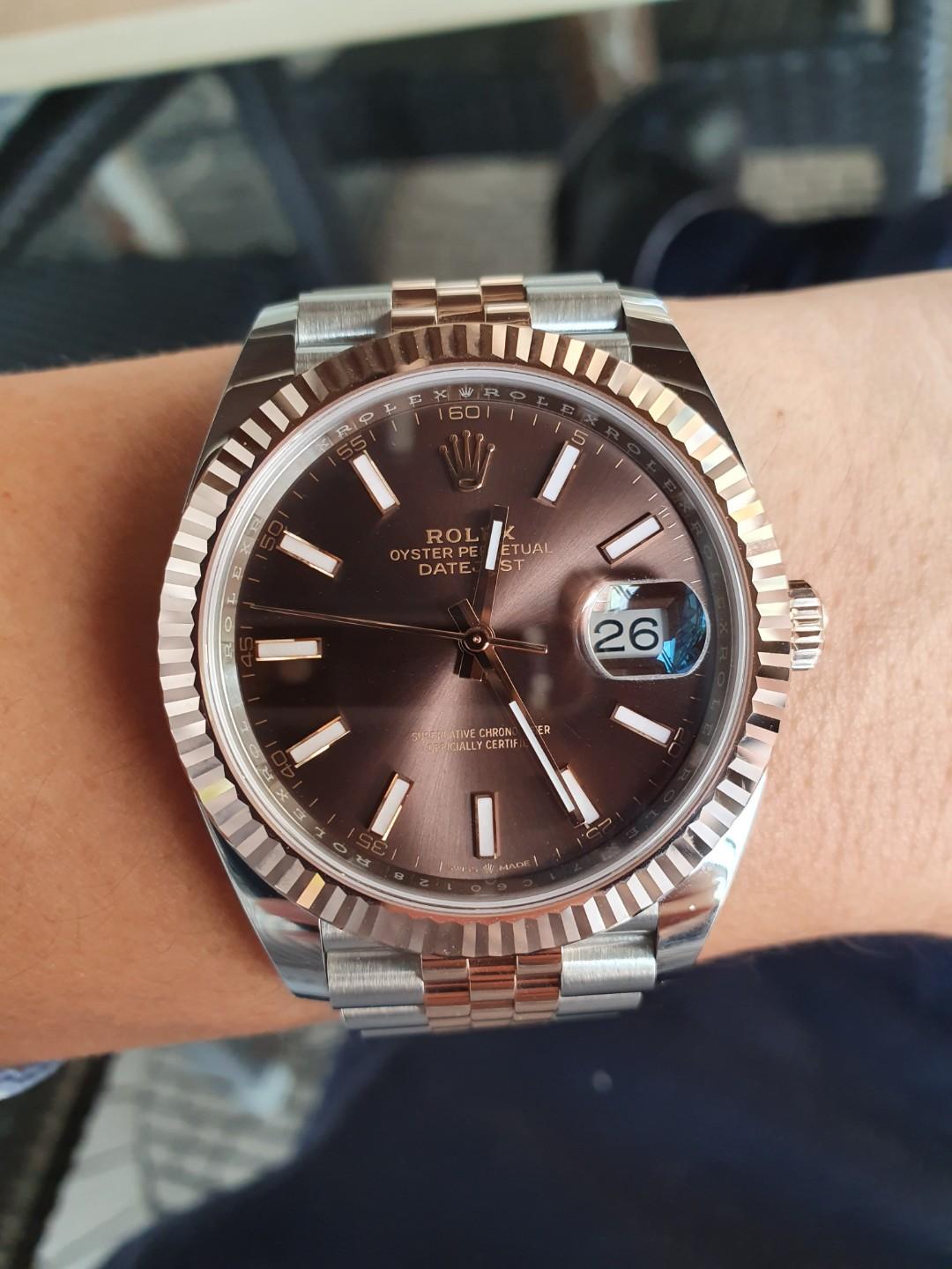 Datejust sales 41 everose