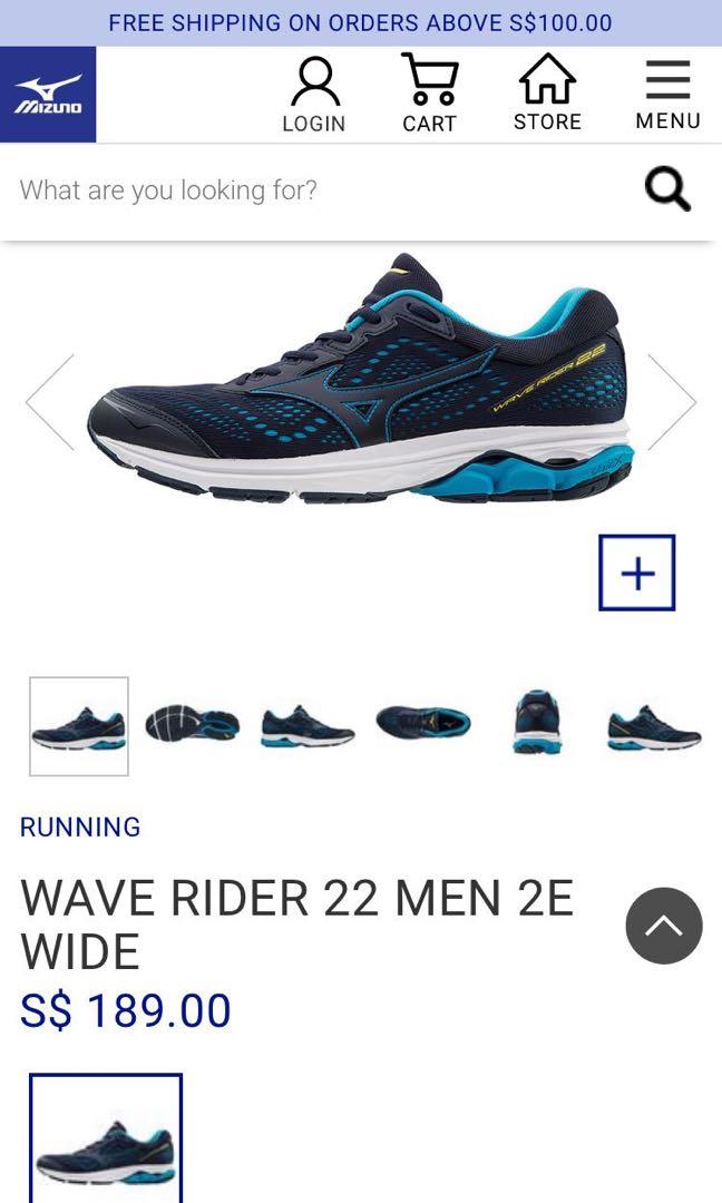 Mizuno wave deals rider 22 peacoat
