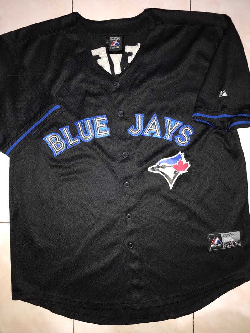 Majestic, Shirts, Majestic Toronto Blue Jays Retro Jersey Genuine  Merchandise Baseball Team