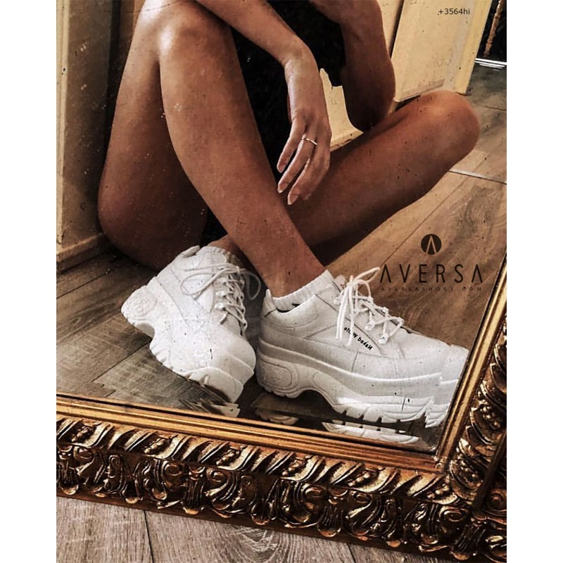White hot sale sporty sneakers