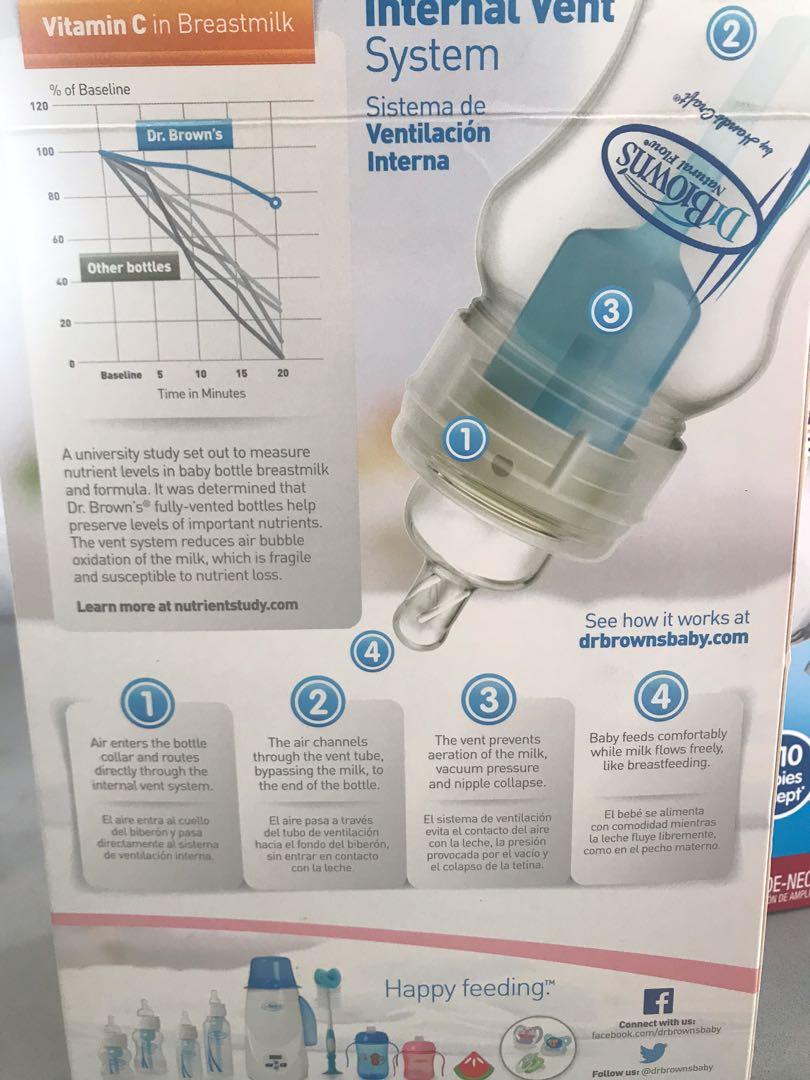 NUK and Dr Brown bottles, Babies & Kids, Nursing & Feeding