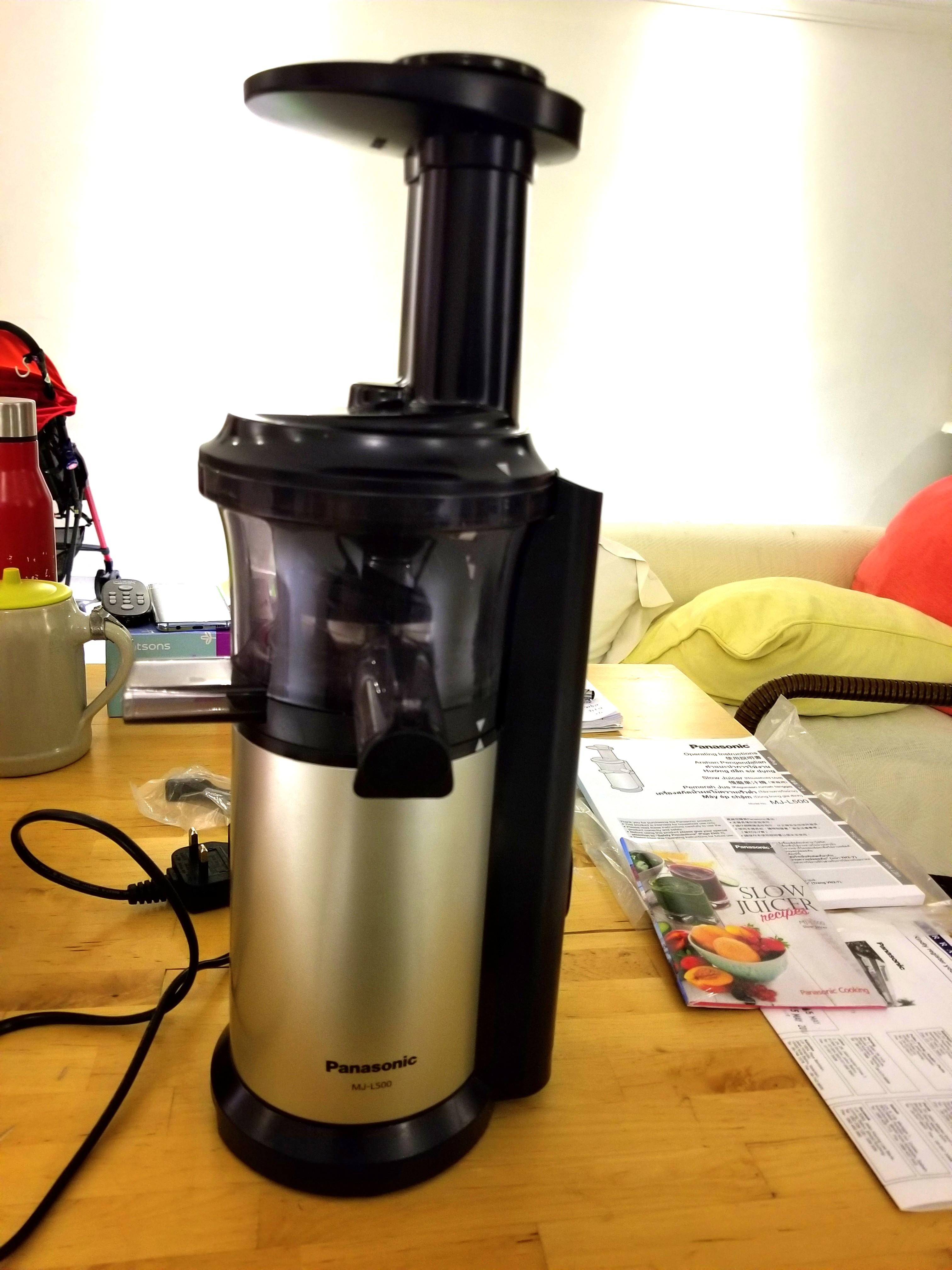 Panasonic slow juicer MJ-L500 150w, TV \u0026 Home Appliances, Kitchen  Appliances, Juicers, Blenders \u0026 Grinders on Carousell