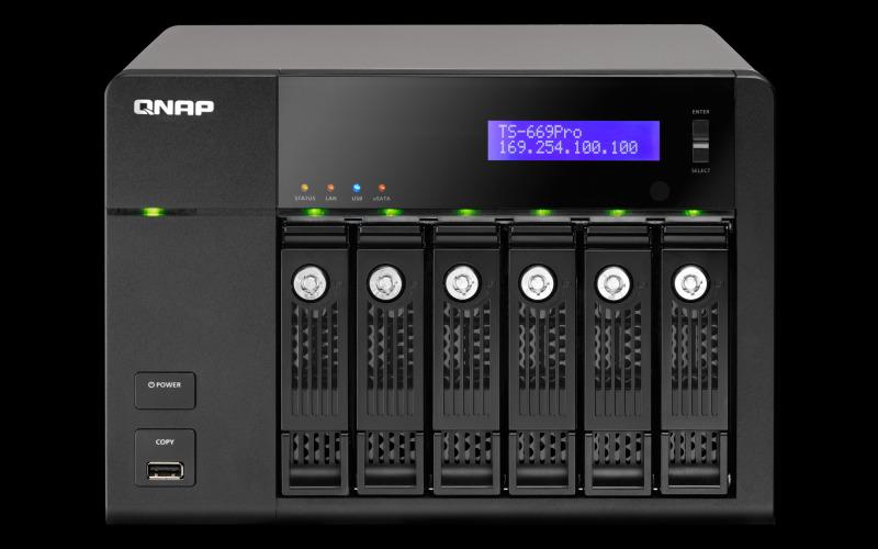 QNAP TS-669 Pro 6 Bays NAS, Computers & Tech, Parts & Accessories ...