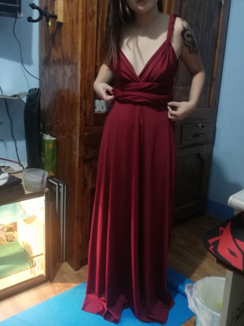 infinity dress red